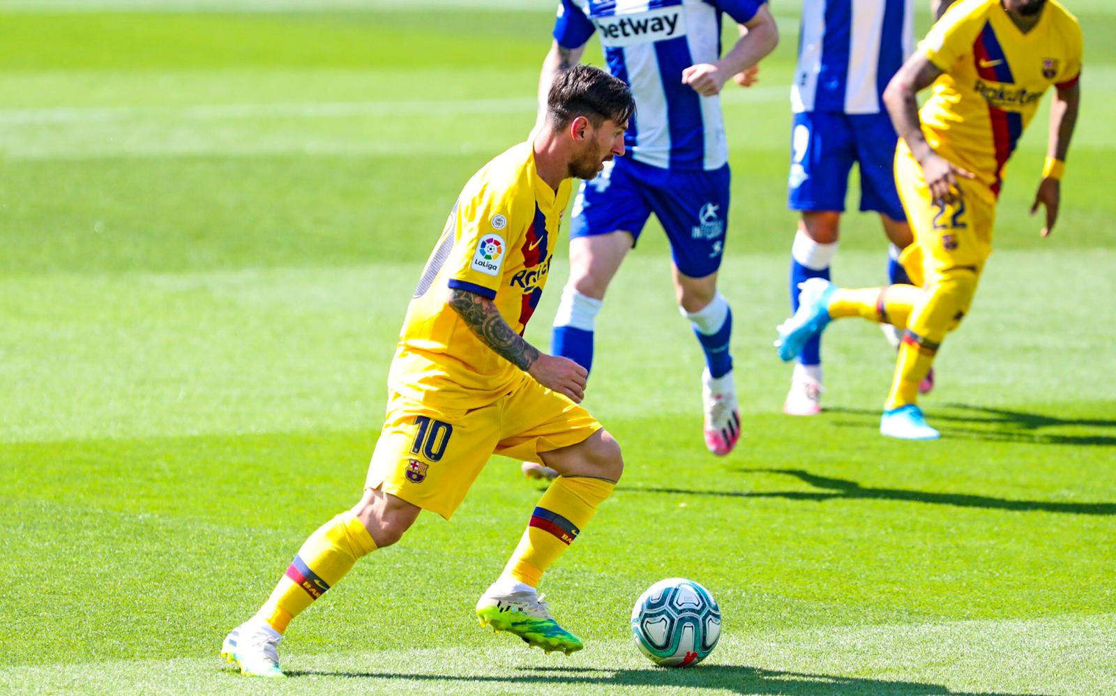 Lionel Messi rompe récord y llega a su séptimo Pichichi