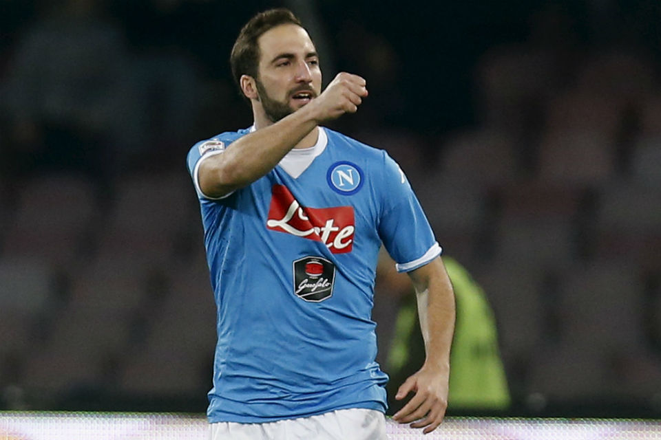 Higuaín se erigió como el héroe del partido ante el Inter de Milán