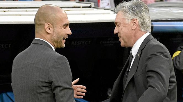 Pep y Ancelotti