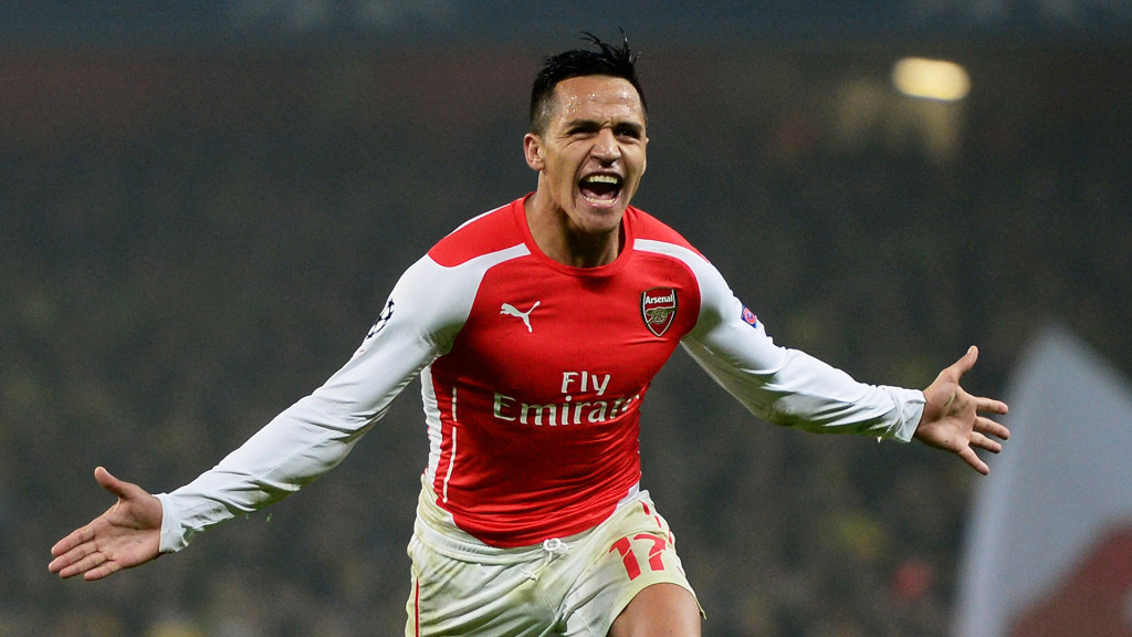 Alexis Sánchez del Arsenal enfrentará a su exequipo, el Barca Foto Getty/Jamie McDonald