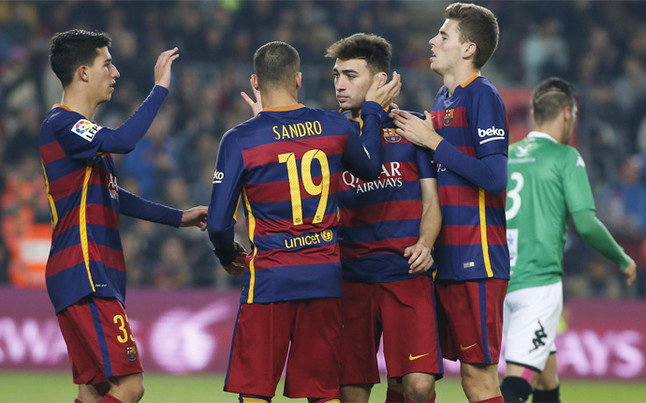 Los catalanes sacaron en casa una holgada victoria de 6-1. Foto AFP