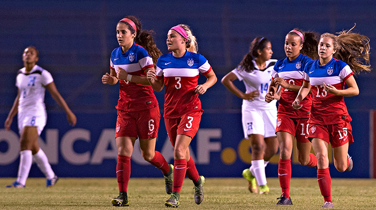 Estados Unidos fue una aplanadora frente a Honduras. Foto Concacaf