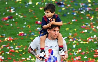 <> at Camp Nou on May 23, 2015 in Barcelona, Spain.