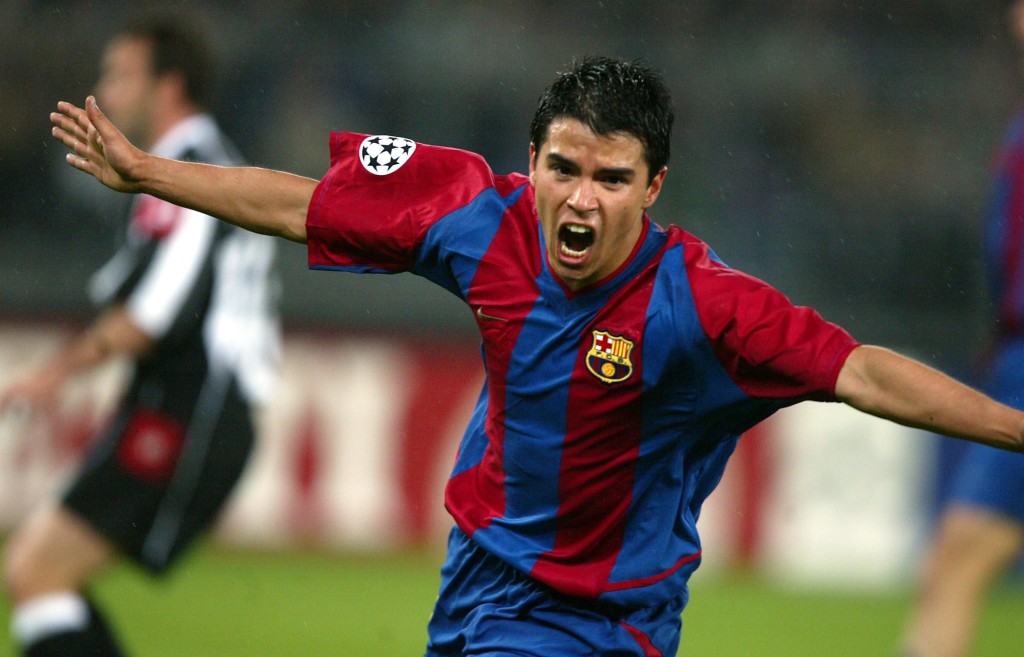 Javier Pedro Saviola jugó en ambos equipos. Barcelona y recientemente en River.