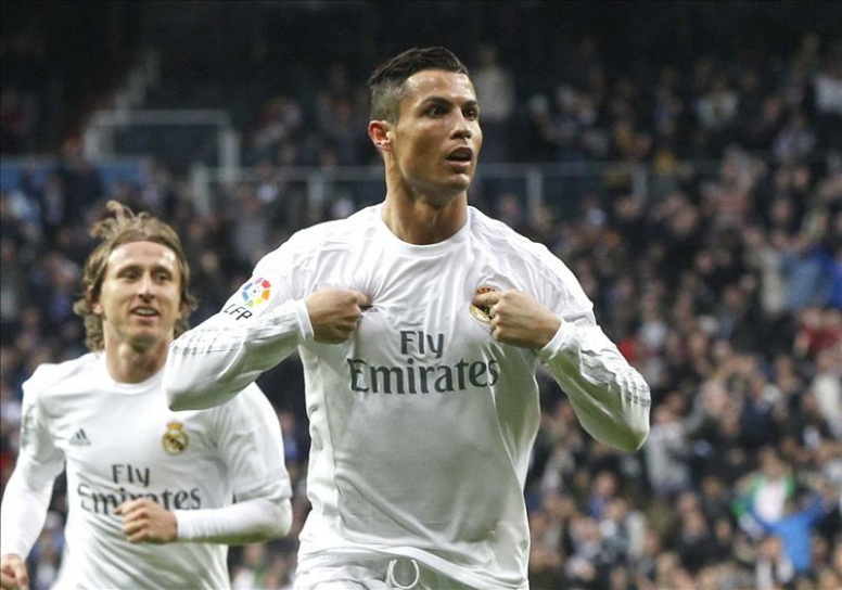 Cristiano Ronaldo celebra uno de sus goles de esta temporada Foto EFE