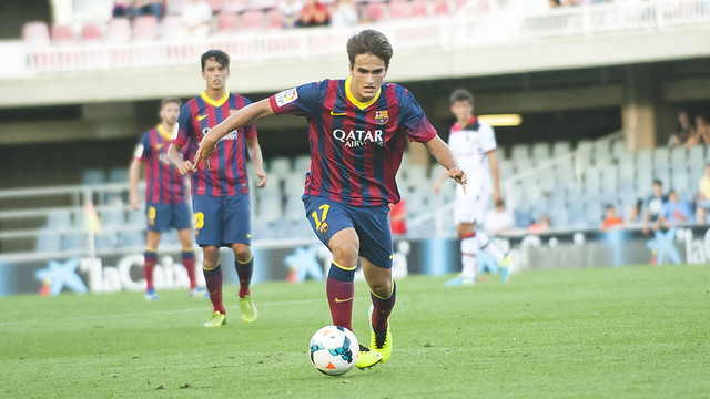 Denis Suárez, forjado en la cantera del club blaugrana, podría vestir los colores este 2016. Foto FCB