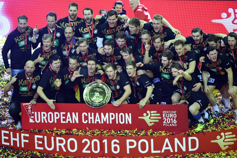 Alemania reina en Europa en Handball. Foto AFP