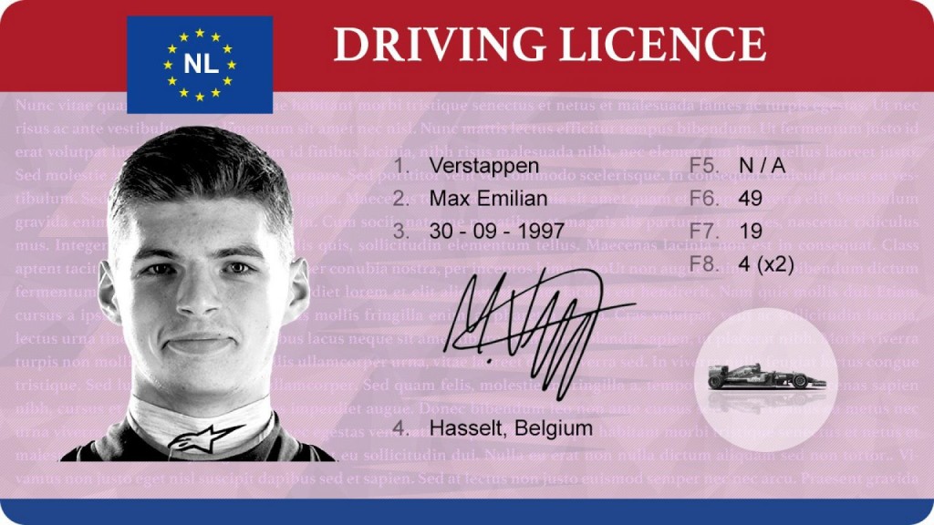 Vertapen driver licnece