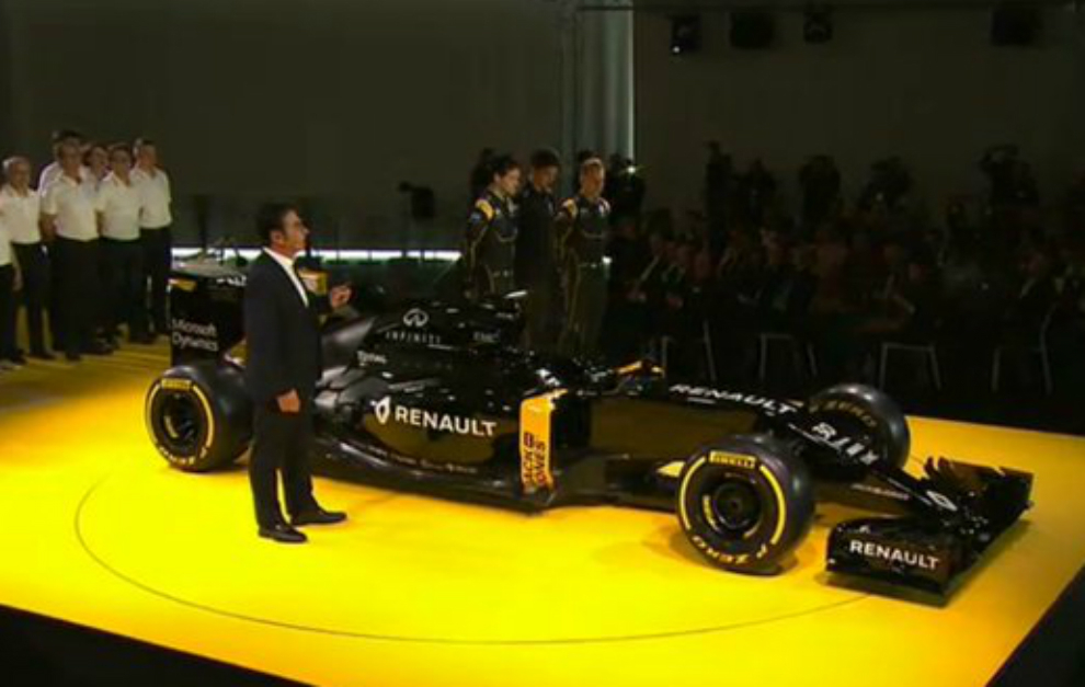 El Renault RS16 está listo para la nueva temporada. Foto F1