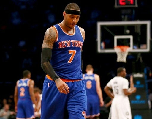 Carmelo Anthony, de los Knicks de Nueva York. Foto AFP