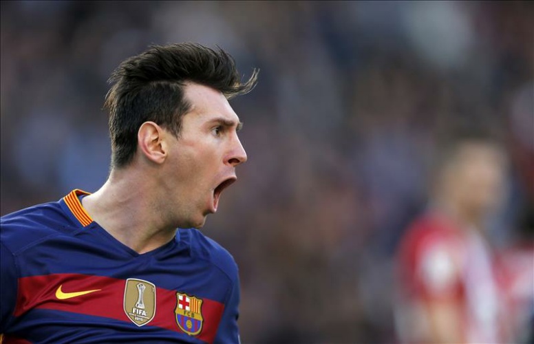 Se esperan noticias que confirmen el periodo que falta para ver a Messi gritar nuevamente un gol. Foto EFE