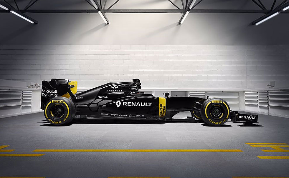Una verdadera obra de la ingeniería automotriz el Renault RS16. Foto F1