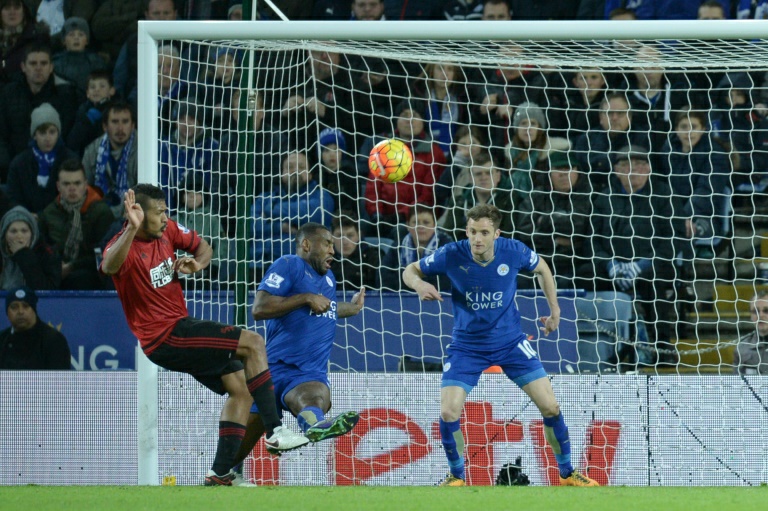 Leicester y WBA empataron en un disputado encuentro. Foto AFP