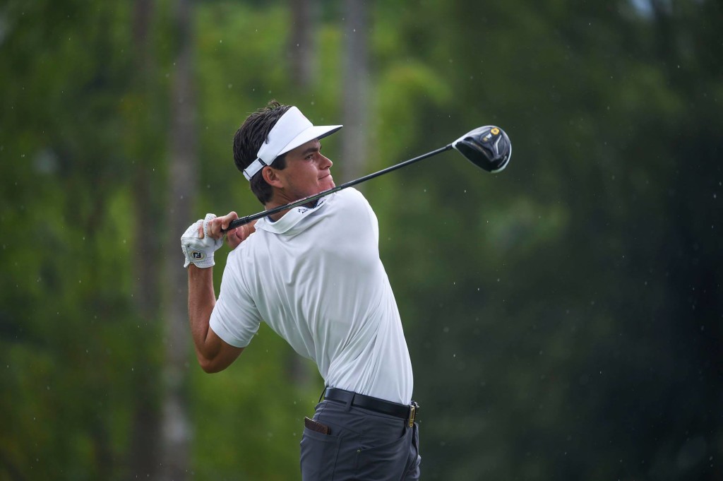 Sean Jacklin de Escocia durante la primera ronda del Honduras Open presented by Indura Beach and Golf Resort at Indura Golf Resort. Foto por Enrique Berardi-PGA TOUR