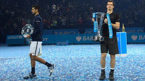 El escocés le ganó la final a Djokovic del Masters de Londres y cierra el 2016 como el mejor de todos. Foto Reuters