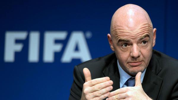 Gianni Infantino siempre se mostró a favor de la incorporación de la tecnología. Foto AP