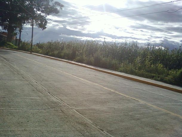 Calle de concreto