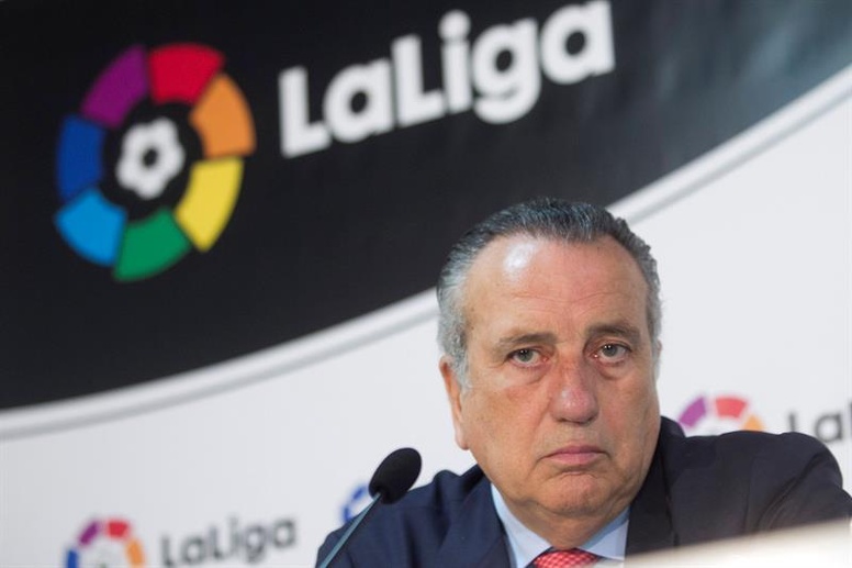 La acusación de presidente del Villarreal a los árbitros del partido. Foto EFE