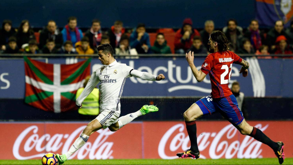 Sufrido pero gran triunfo blanco en Pamplona. Foto RMCF