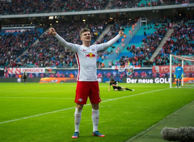 Timo Werner sentenció el partido ante el Köln. Foto AFP