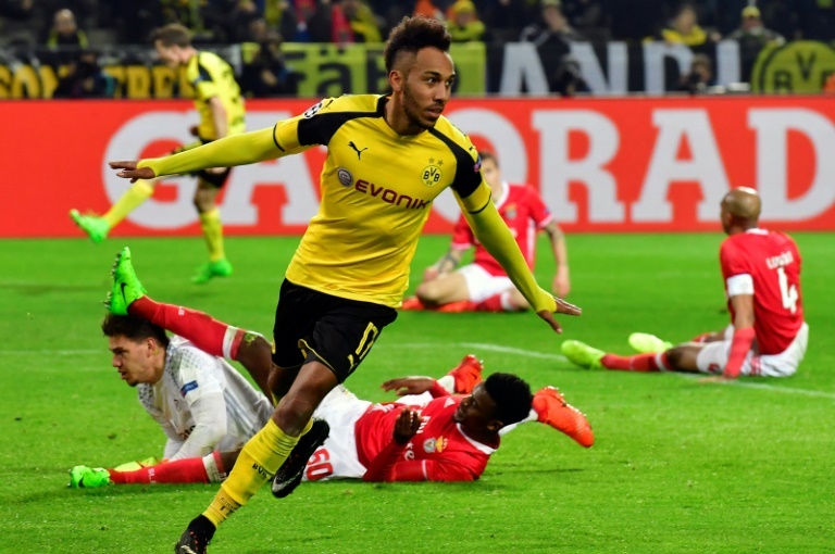 Aubameyang fue el gran protagonista del partido. Foto AFP