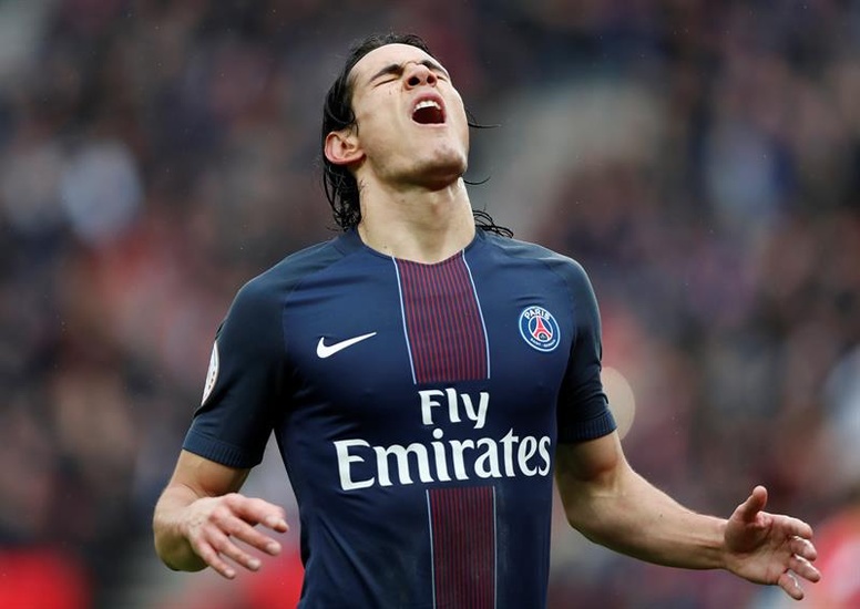 Cavani anotó el tanto del PSG ante el Nancy. Foto EFE