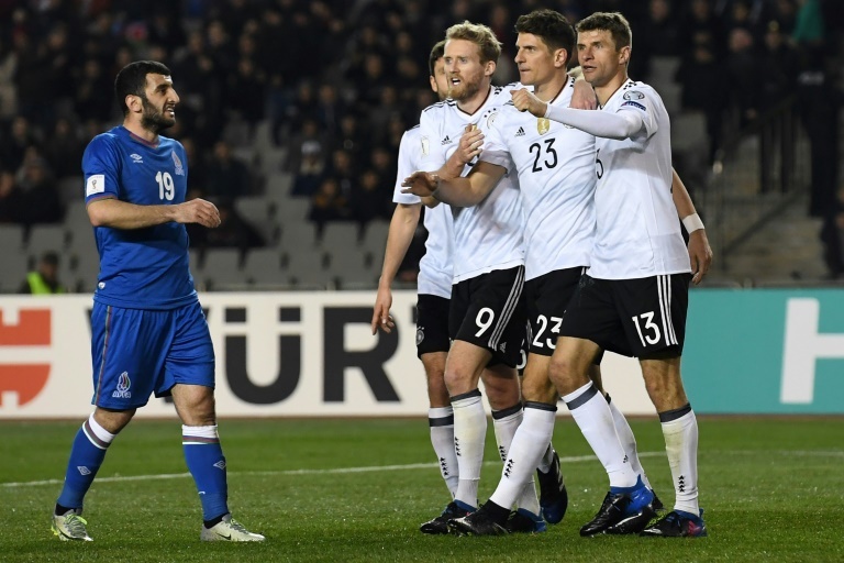 Thomas Müller anotó el segundo gol de Alemania. Foto EFE