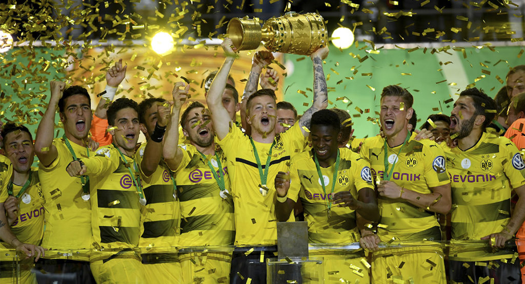 Aubameyang evita el desastre. Dortmund es el campeón de la Pokal alemana