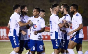 Brayan Acosta era indiscutible titular con el CD Tenerife. Foto Cortesía