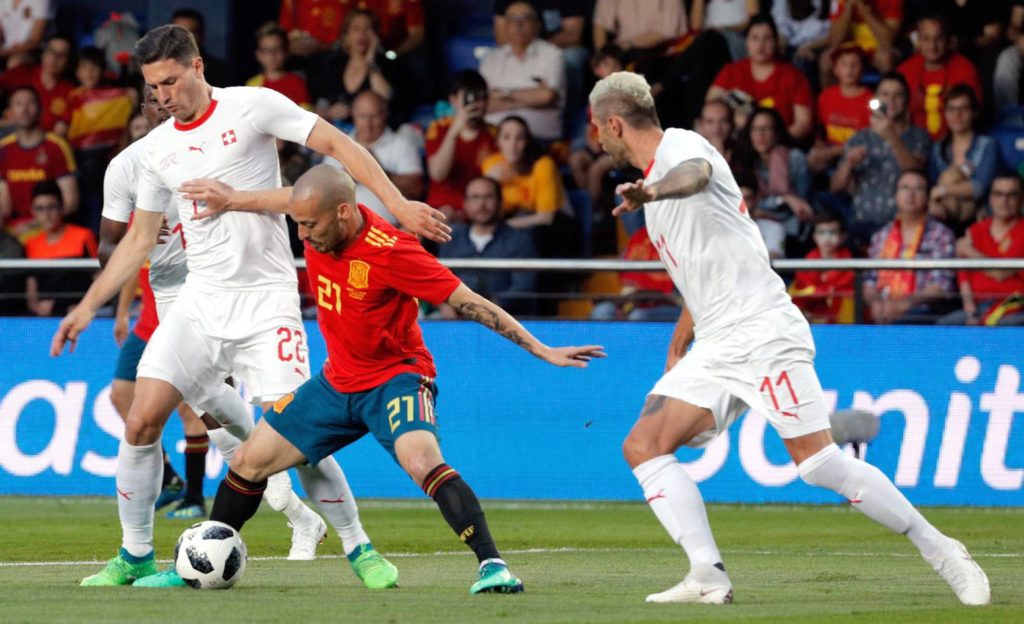España empata con Suiza justo antes de volar hacia Rusia