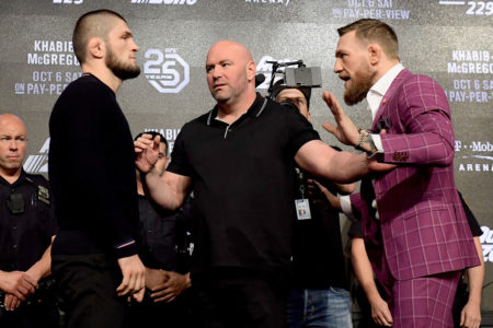 McGregor calienta su pelea con el invicto campeón Nurmagomedov