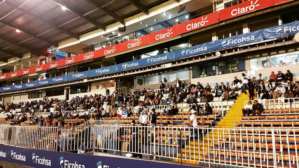 Así lucía el Nacional antes del juego de Honduras y Panamá. Foto Fenafuth