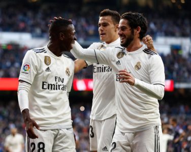 Vinicius impulsa a un Real Madrid que no convence al Bernabéu. Getty