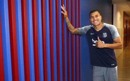 Jeison Murillo, refuerzo invernal del Barça. Foto FCB