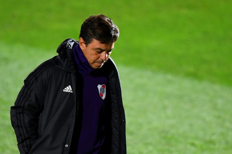 Marcelo Gallardo desencajado luego de la eliminación del Mundial de Clubes. Foto AFP