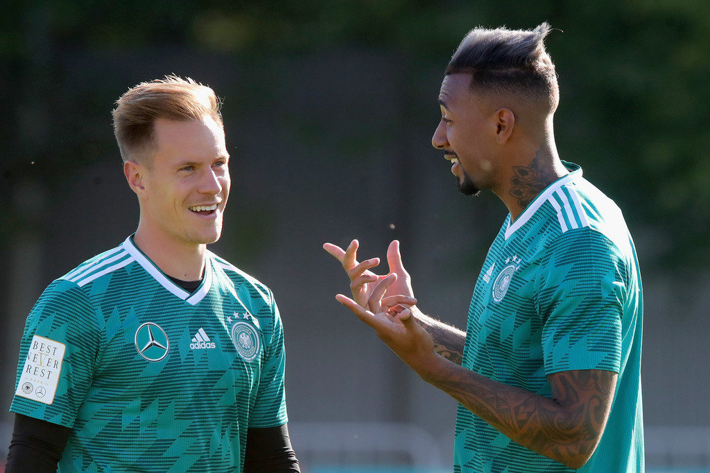 Marc André Ter Stegen durante la concentración de la Selección de Alemania. Foto Getty