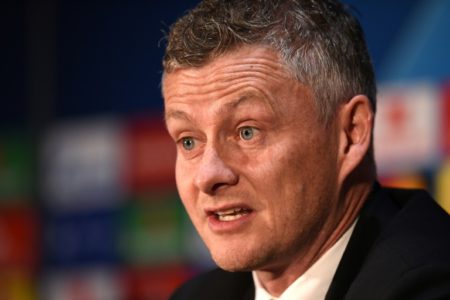 Ole Gunnar Solskjaer habla durante la rueda de prensa que dio este martes