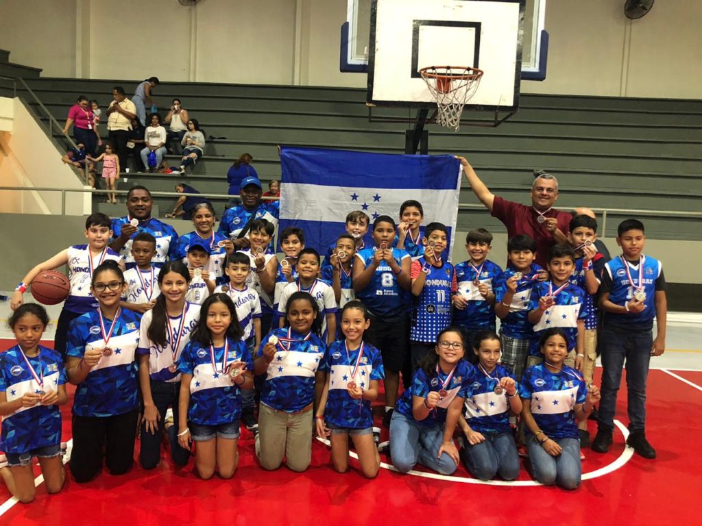 Honduras Mini Baloncesto, cultura deportiva que crecen en el país. Foto FIBA