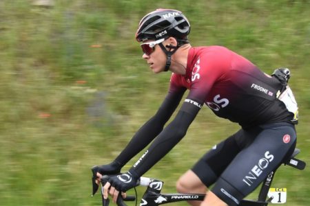 Christopher Froome pedalea durante la tercera etapa del Critérium del Dauphiné