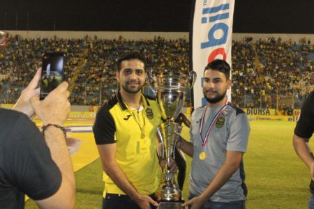 Real España salió campeón del torneo anterior de la Liga Virtual. Foto HSI