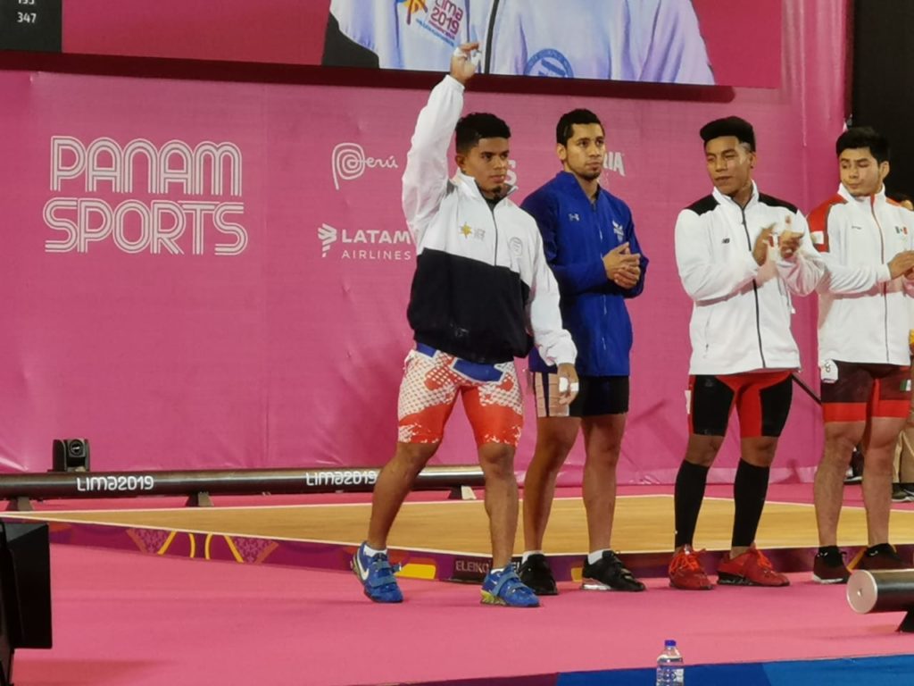 Jorge Hernández terminó su participación en Lima 2019 con 290 Kgs. Foto COH