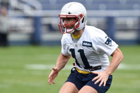 Julian Edelman se perderá los primeros entrenamientos con los Pats de Nueva Inglaterra. Foto Getty