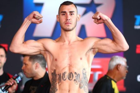 Maxim Dadashev en vida justo antes de su última pelea. Foto Getty