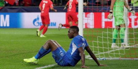La primera goleada del torneo se la propinaron al Genk por parte del Salzburg de Austria. Foto Cortesía