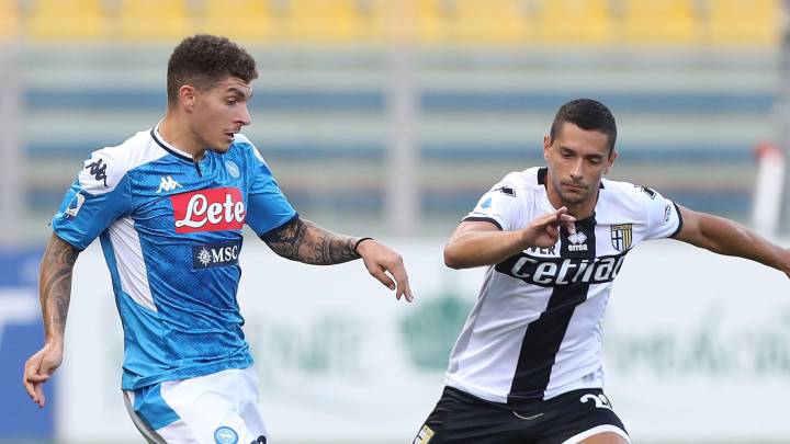 El Napoli es derrotado por el Parma y se aleja de Europa