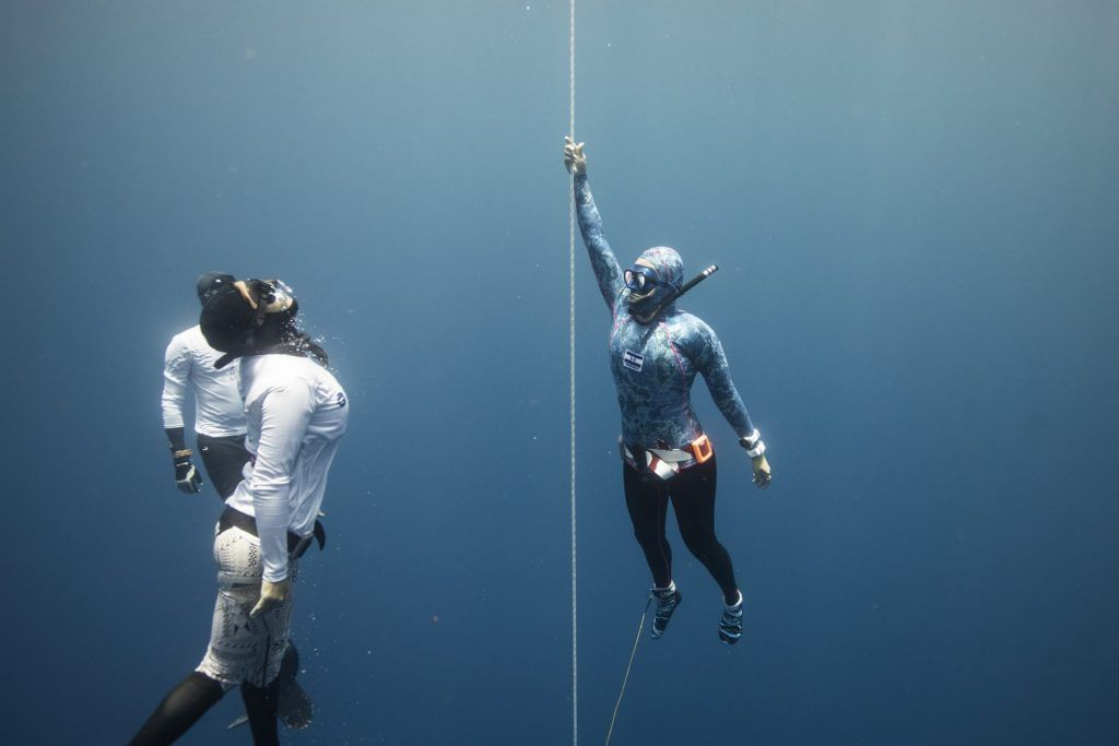 Andrea Merlo establece Primer Récord Nacional Femenino de Buceo Libre