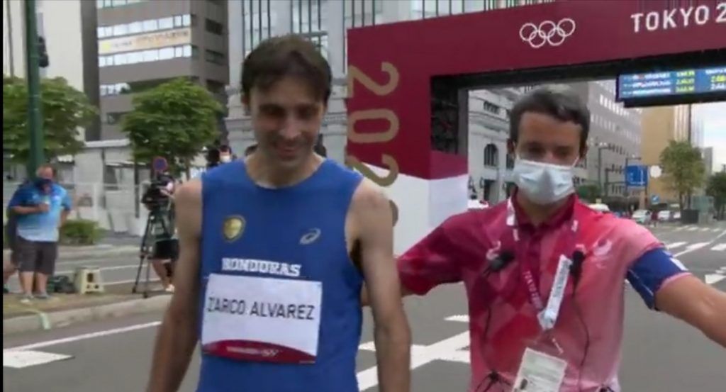 Iván Zarco finaliza la participación de Honduras en los Juegos Olímpicos de Tokio 2020