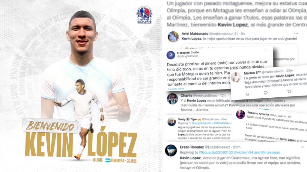 ¡Causa revuelo! Así reacciona la afición tras la llegada de Kevin López al Olimpia