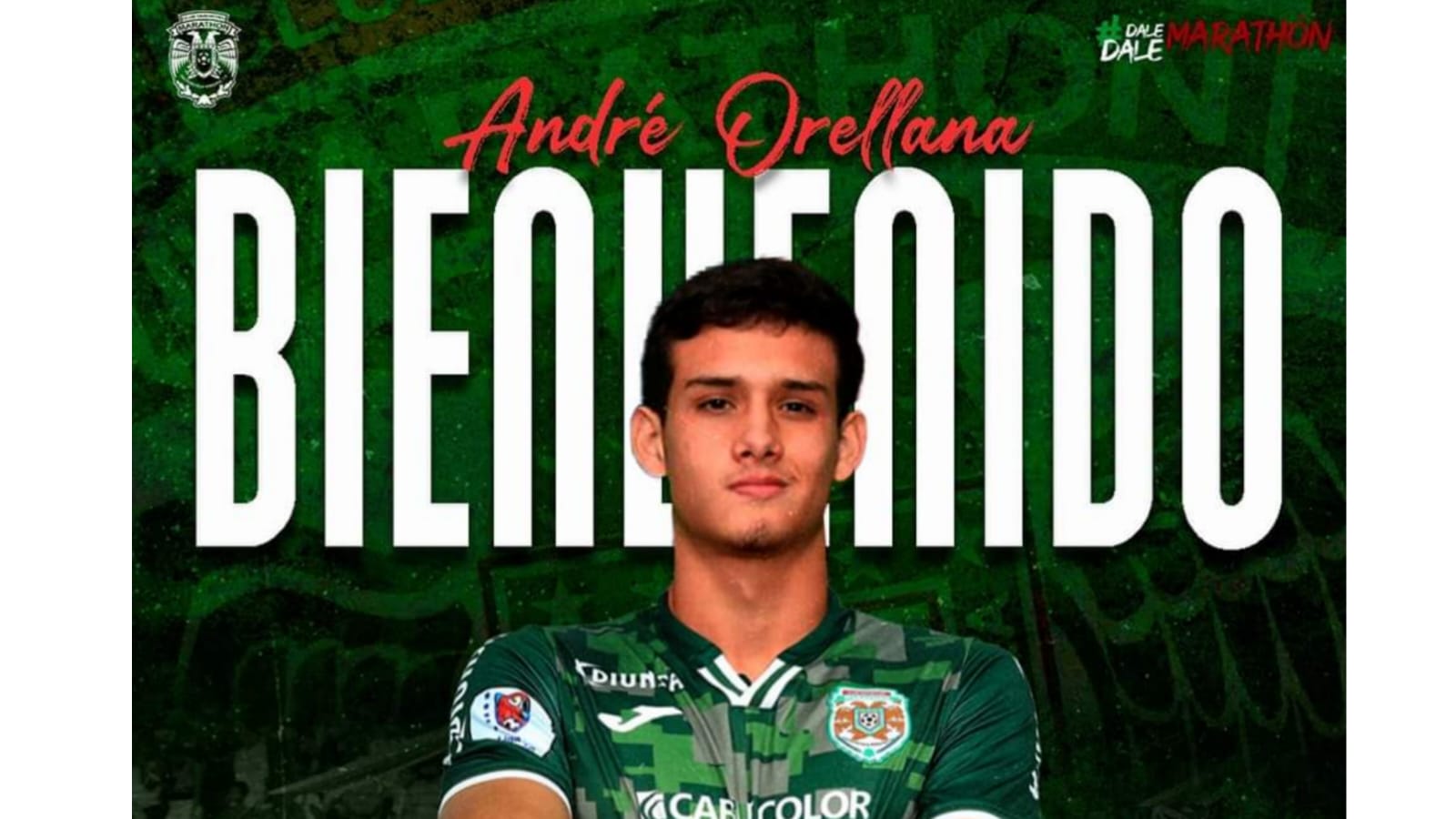 Marathón hace oficial la incorporación de André Orellana