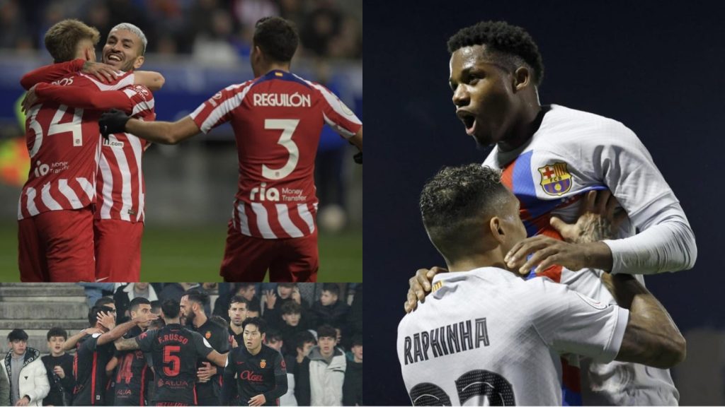 Copa del Rey: Barcelona y Atlético Madrid triunfan y logran su pase a octavos